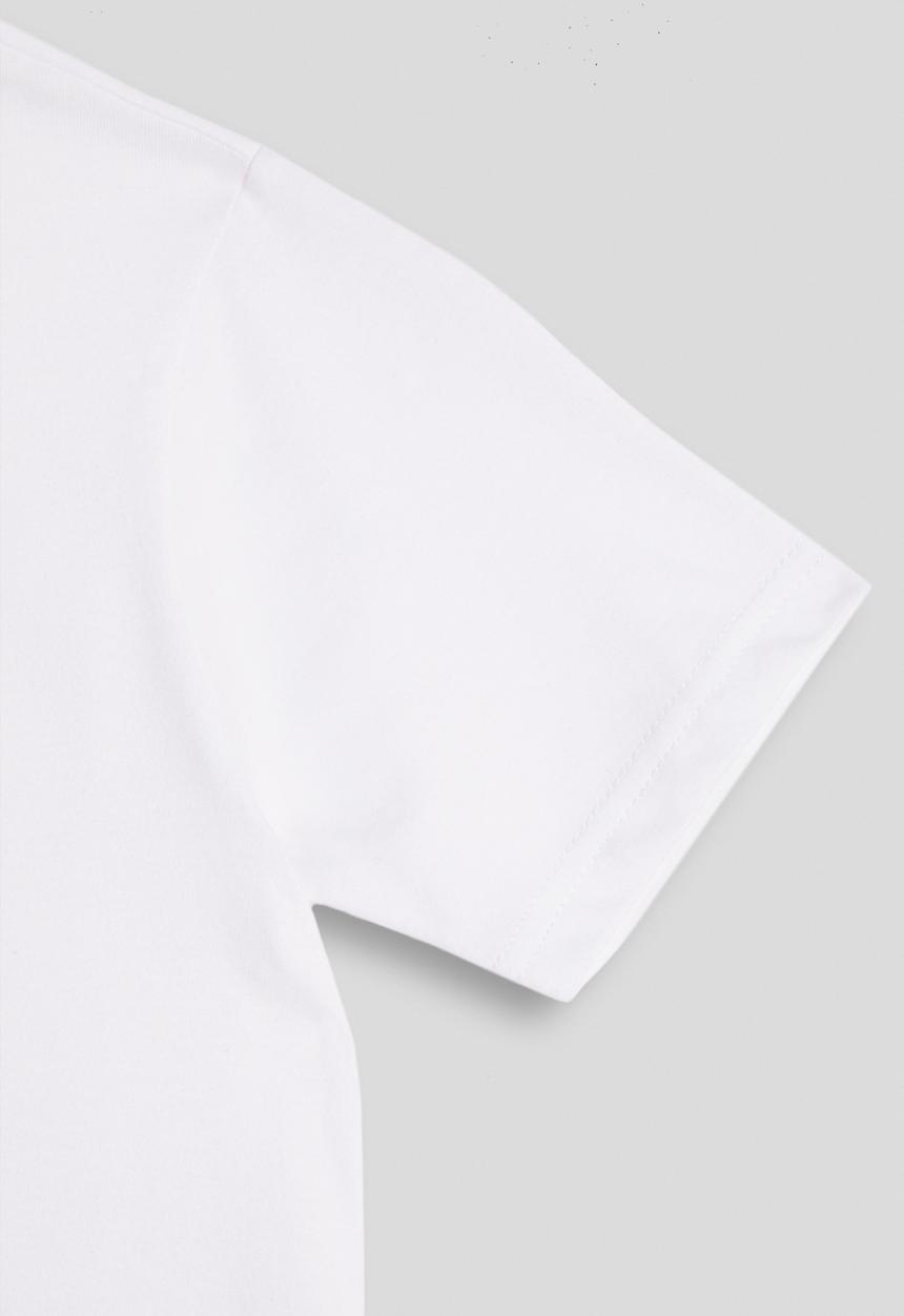 POLO - Boys Bradley Printed Short sleeve Tee - White