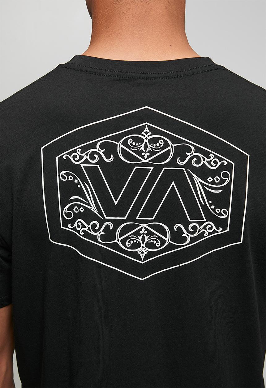 RVCA - Hex filigree ss - black