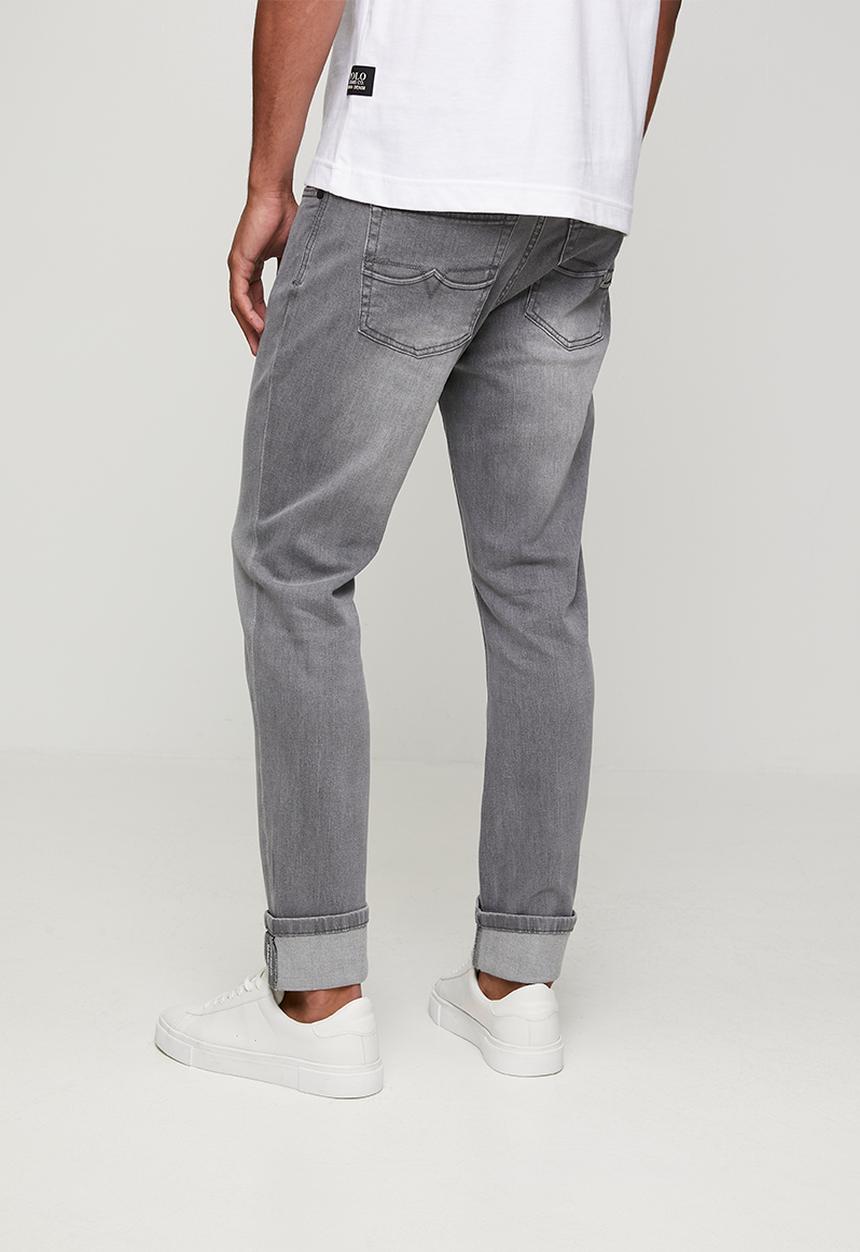 POLO - MENS PJC SLIM LEG DENIM - Grey