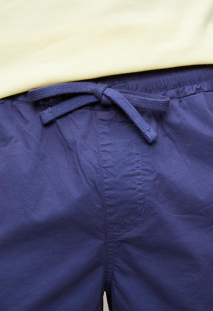 POLO - MENS PEACHED SHORTS ELASTICATED WB - Blue