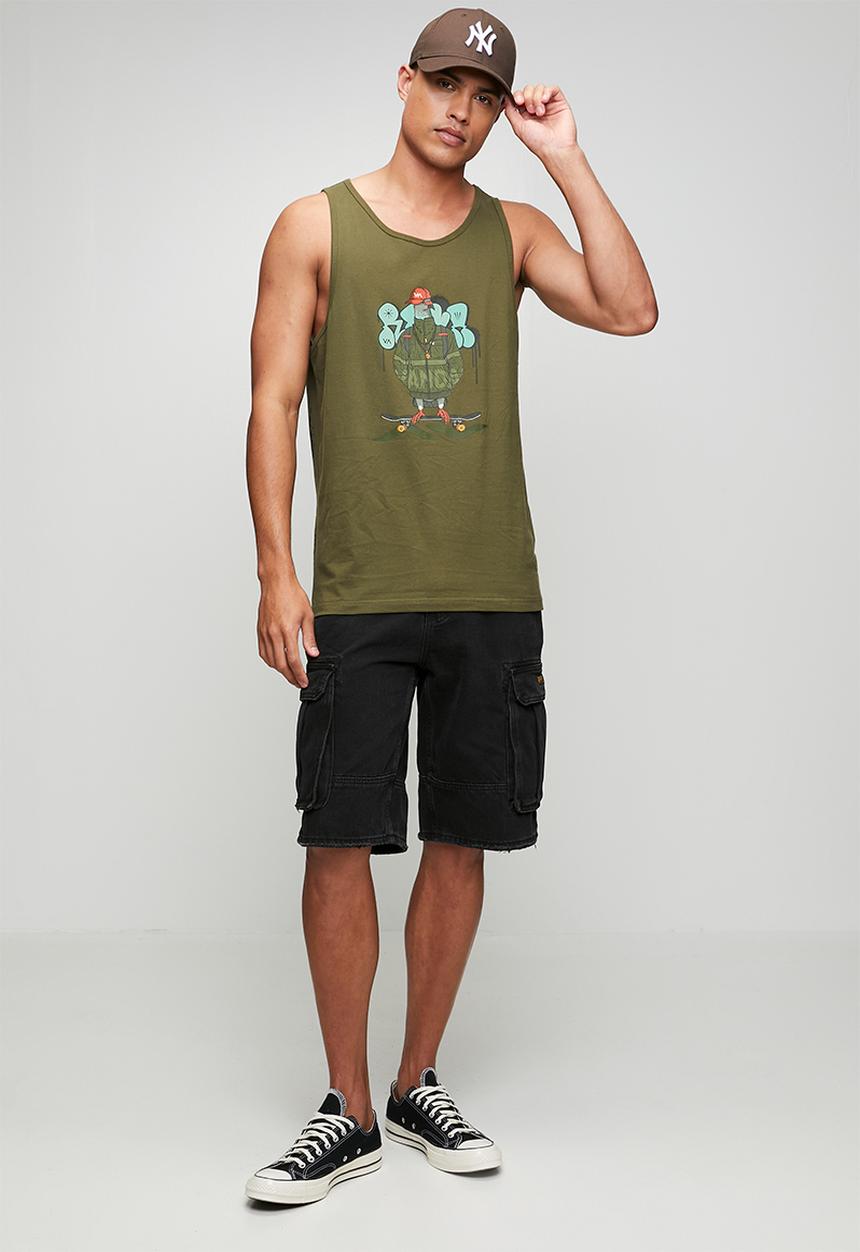 RVCA - Dv ghetto bird vest - olive