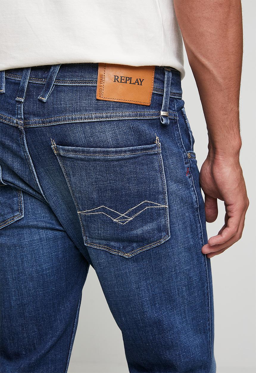 Replay - Bronny Super Slim Jeans - Dark Blue