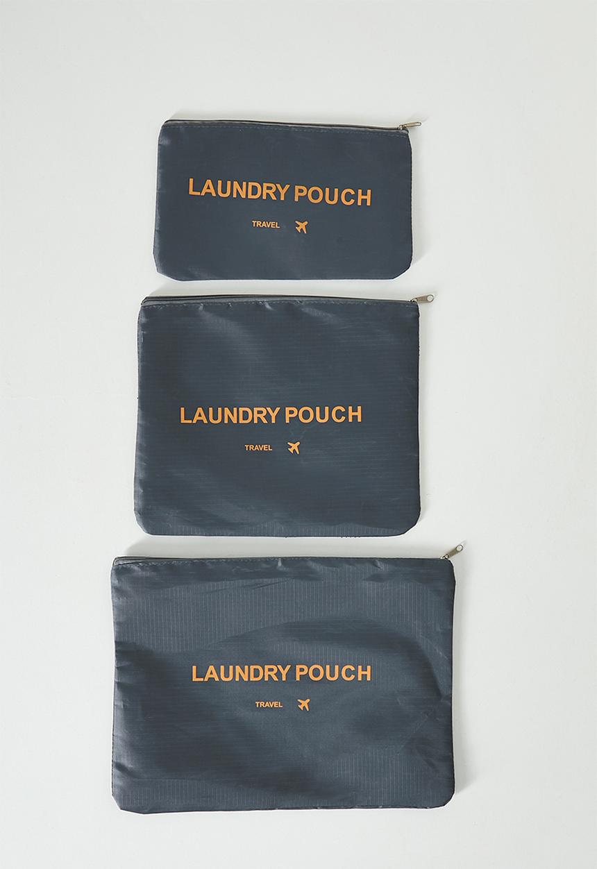 Pop Candy - Travel packing organiser set - dark grey