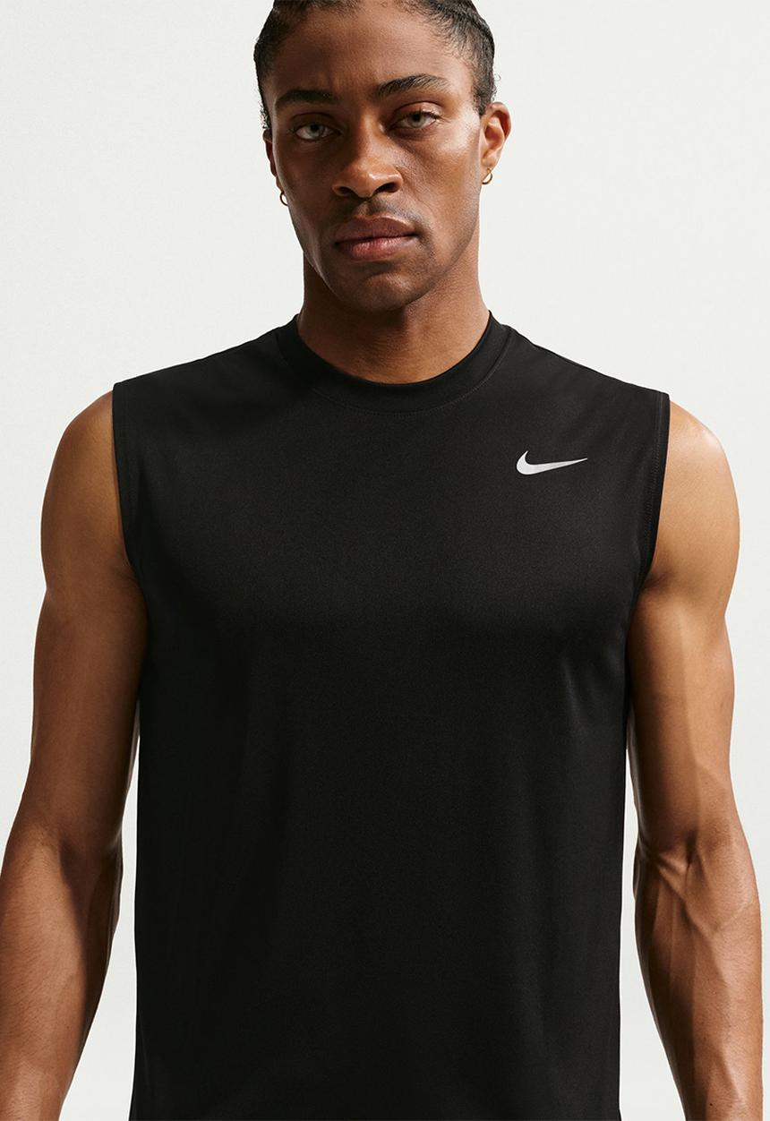 Nike - Dri-Fit Tee Std Sleeveless Flex - Black/Matte Silver
