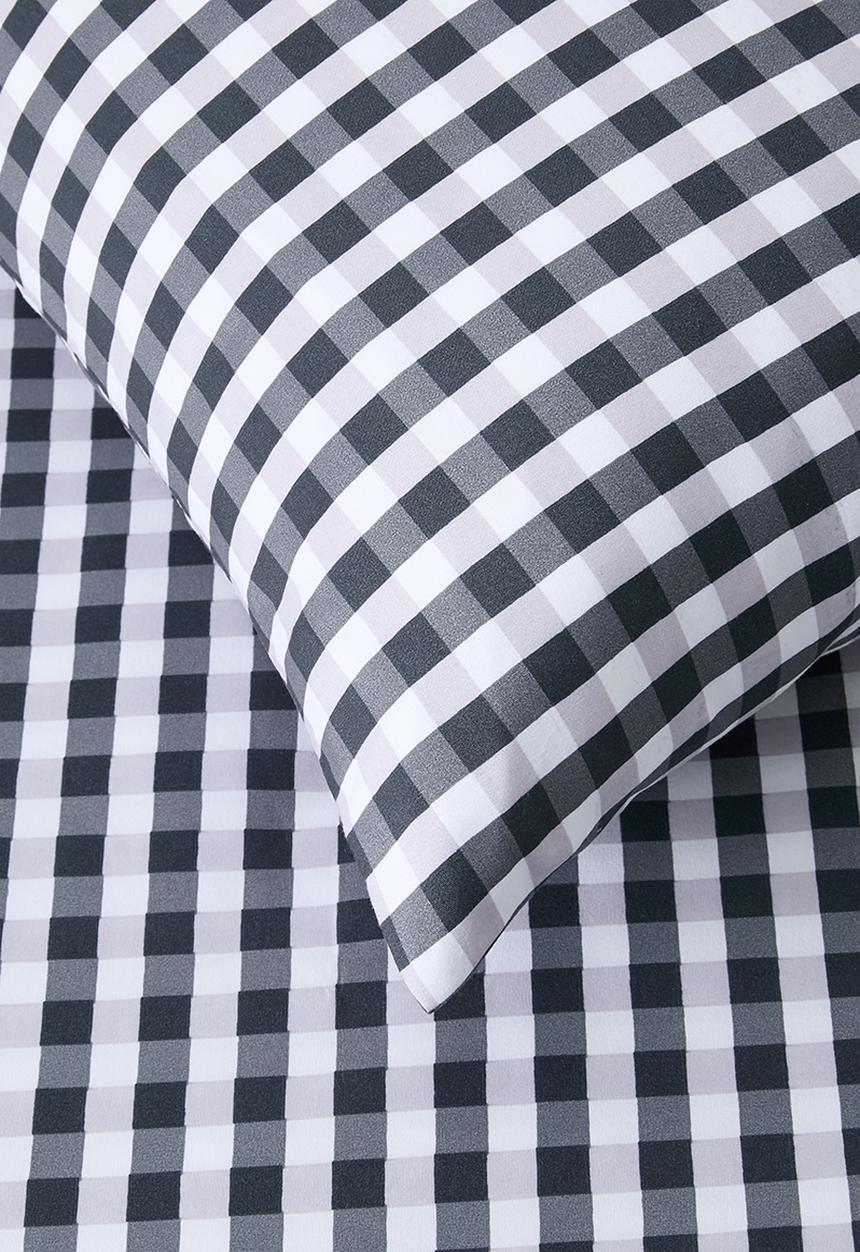 Sixth Floor - Midnight Gingham Super Soft Kids Duvet Set - Navy