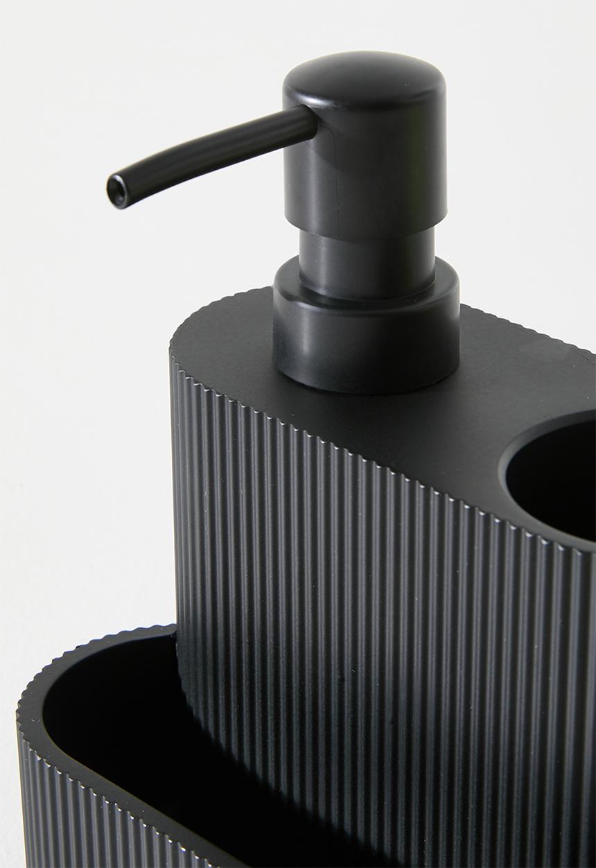 Bathroom Solutions - Soap Dispenser Hold - All Black