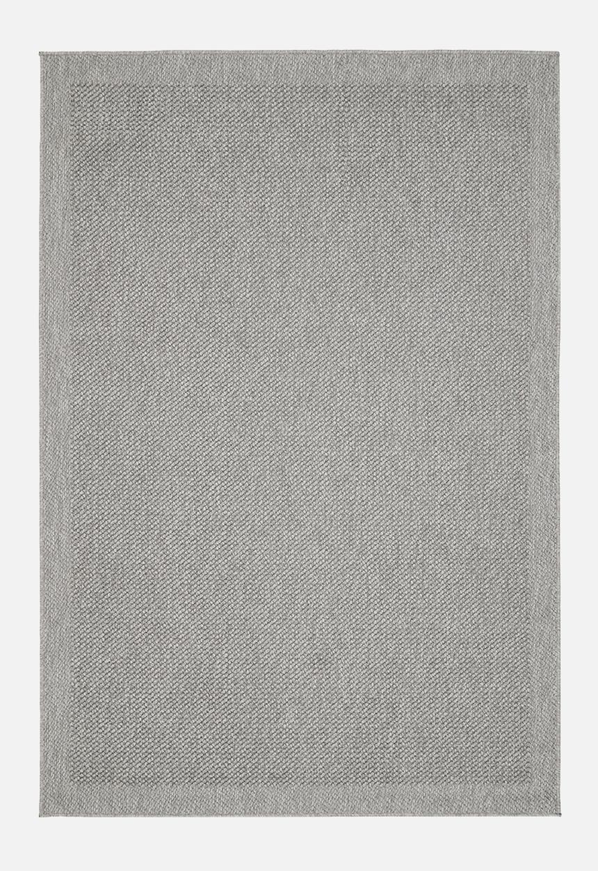 Sixth Floor - Koa Plain Weave Rug - Light Grey 