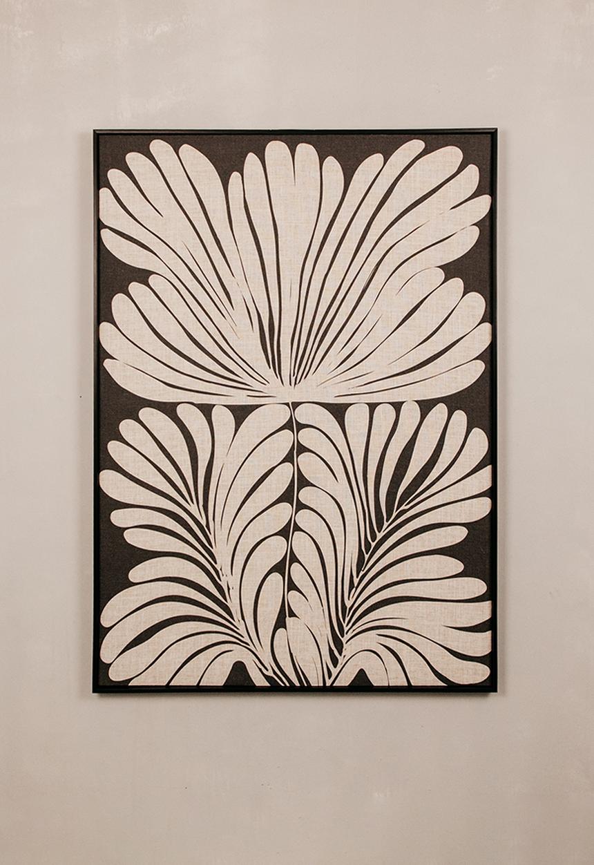 Noha - Gilded Leaf Wall Art
