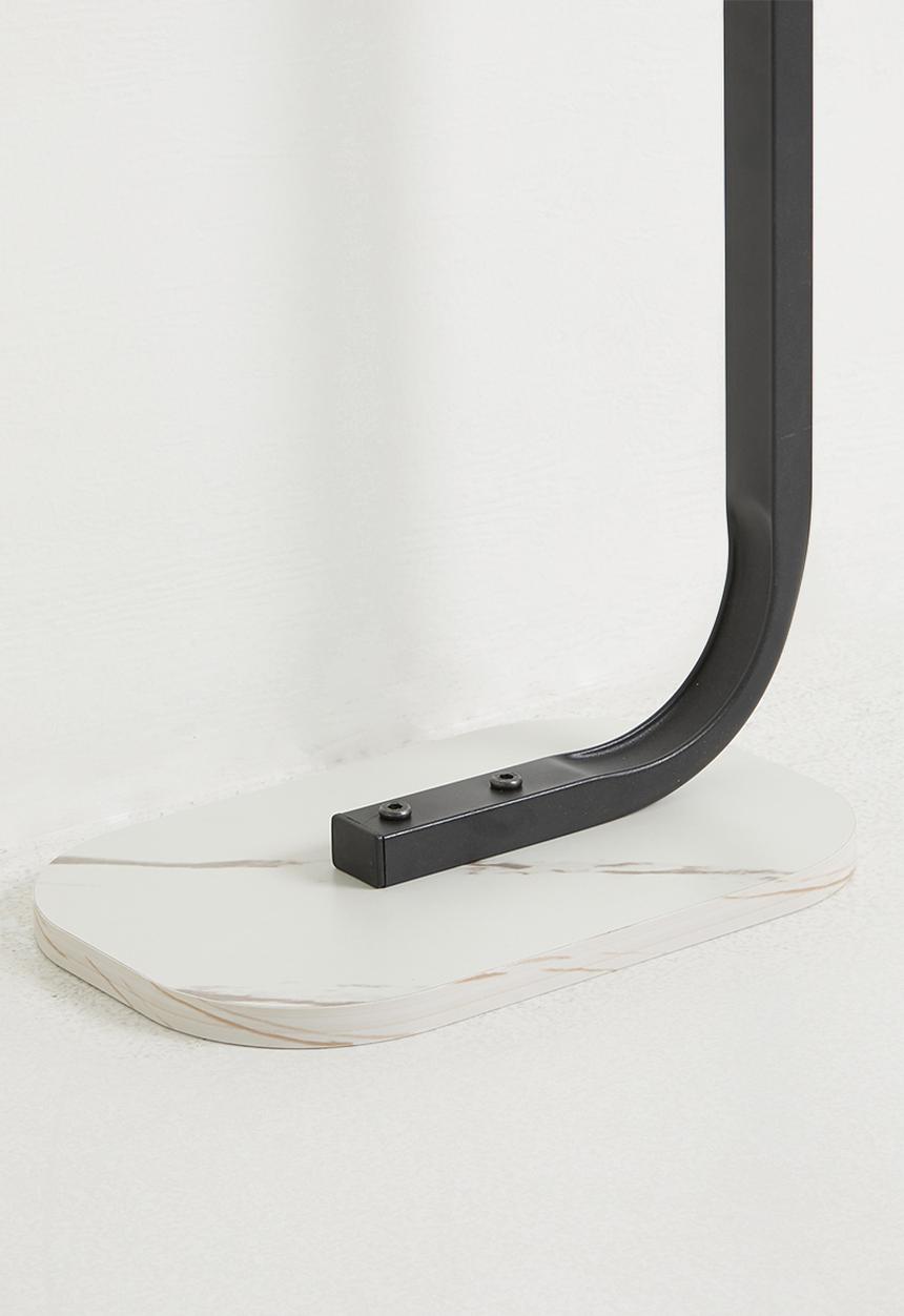 H&S - Lux Side Table - Black & White