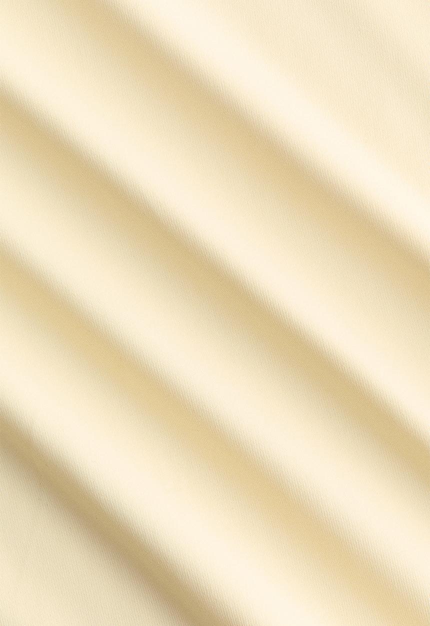 H&M - Fitted microfibre T-shirt - pale yellow