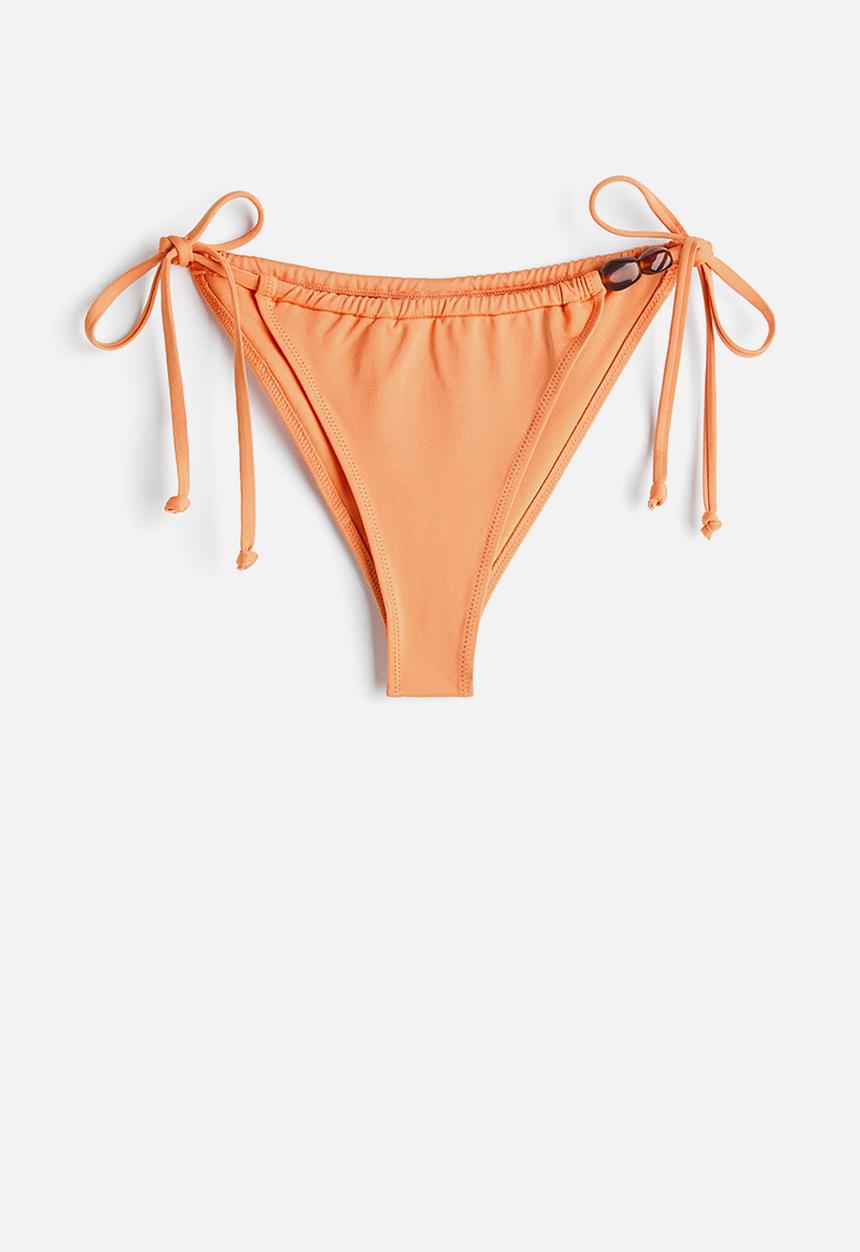 H&M - Cheeky tie tanga bikini bottoms - orange