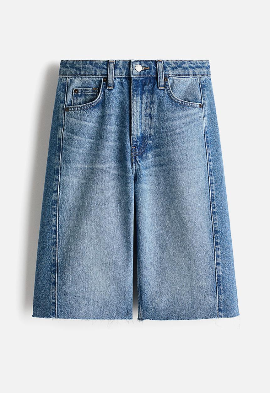 H&M - Denim bermuda shorts - light denim blue