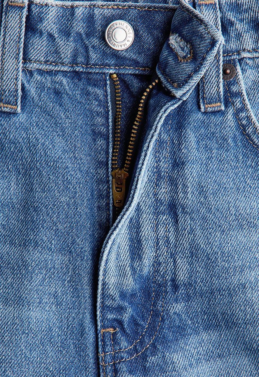 H&M - Denim bermuda shorts - light denim blue