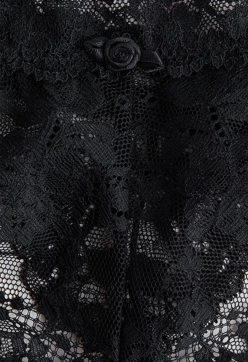 H&M - 2-Pack lace thong briefs - black