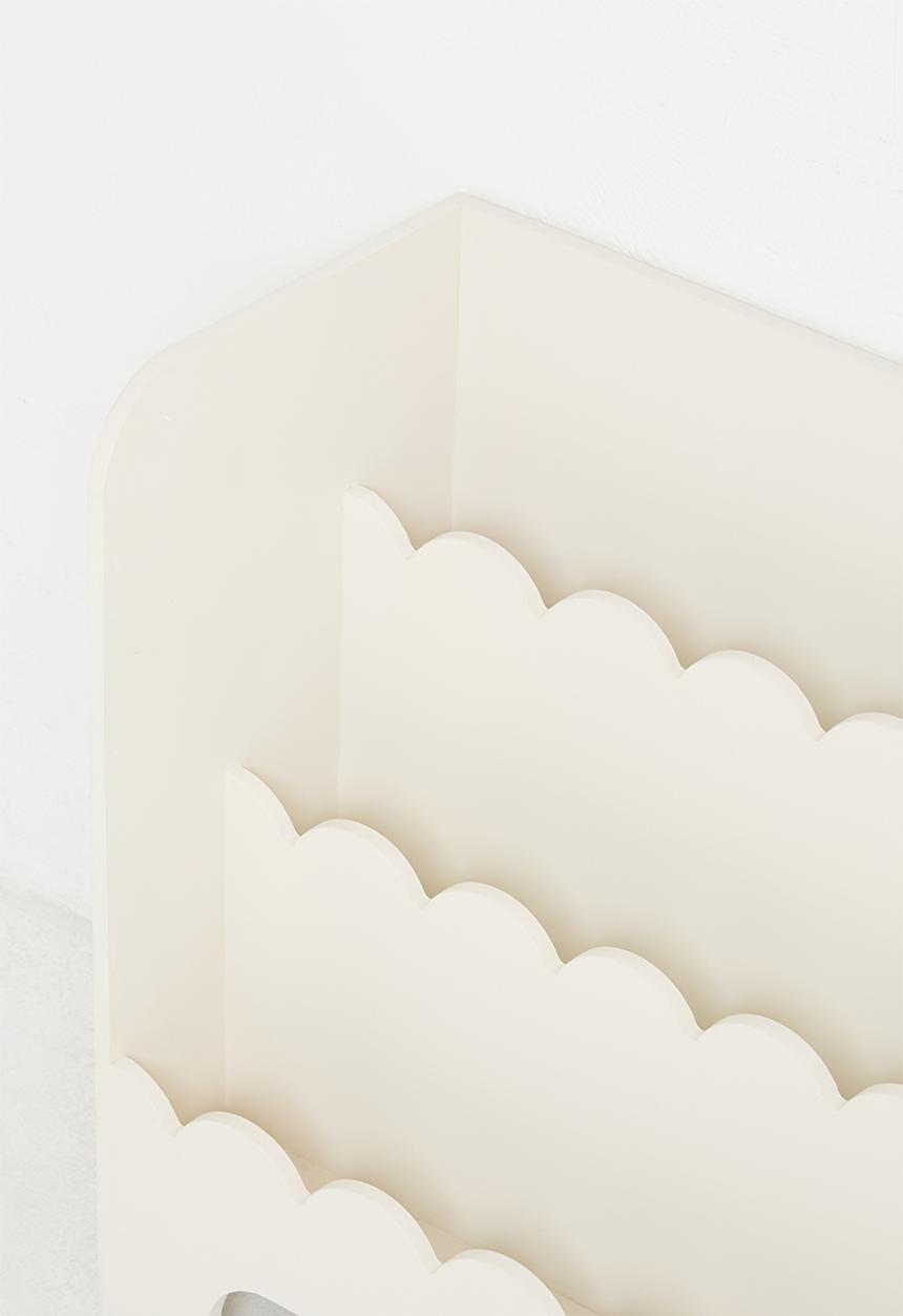 Sixth Floor - Seaside Scallop Bookshelf - Milk