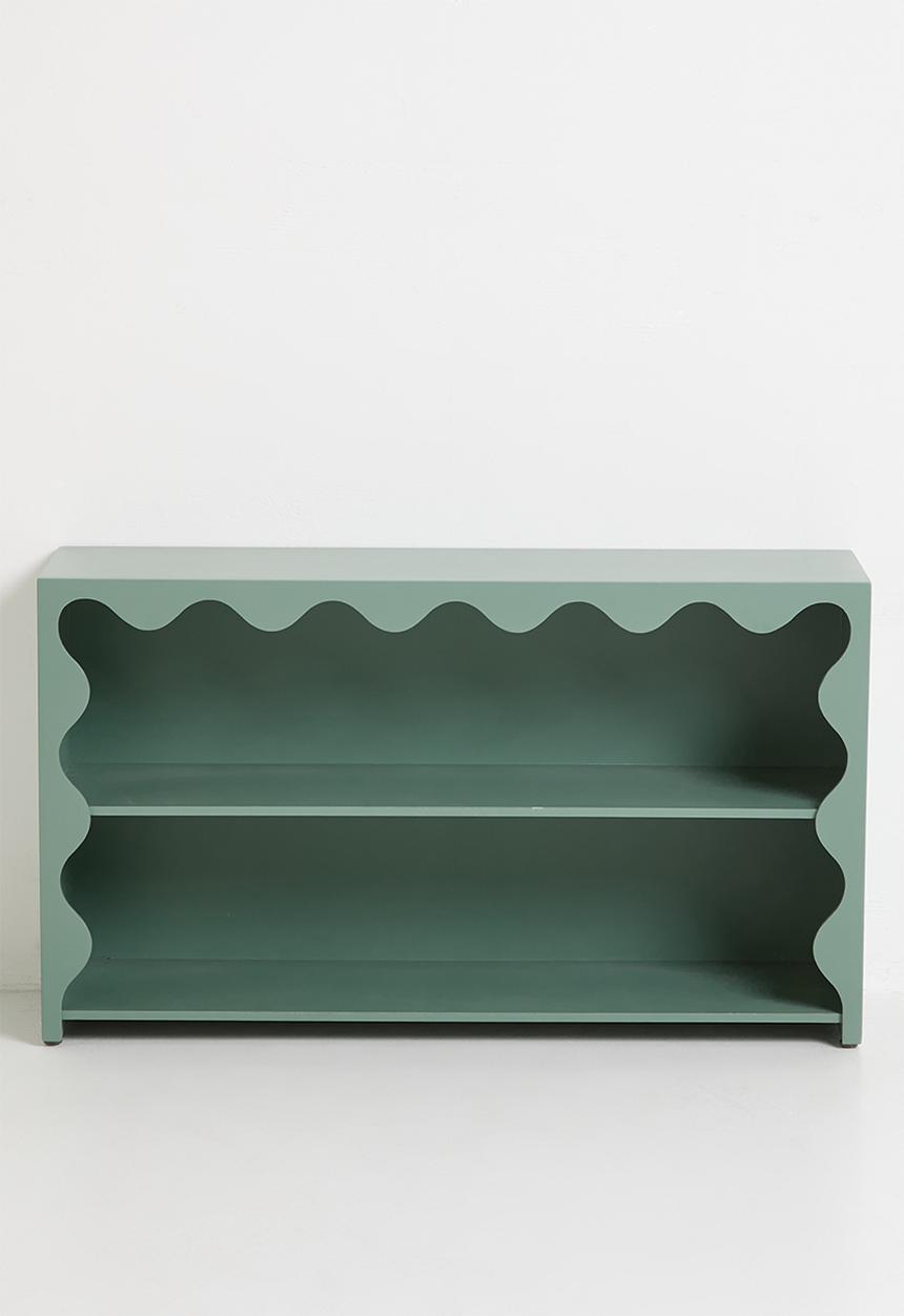 Sixth Floor - Cloud long wide shelf - Green