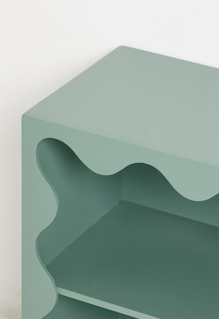 Sixth Floor - Cloud long wide shelf - Green