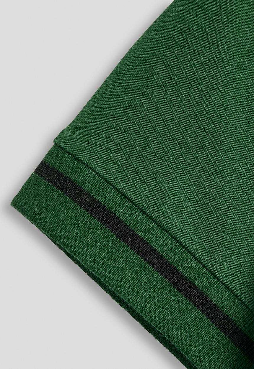 FILA - Greyson Golf Shirt - White/Black/ Evergreen