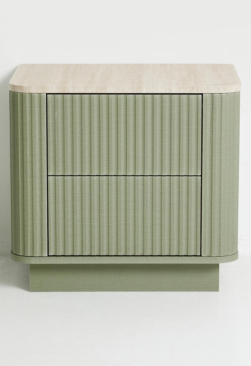 Sixth Floor - Maru Bedside Table - Olive