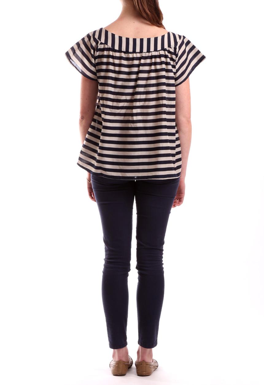 I Love Leroy - Smock Top – Navy & Milk