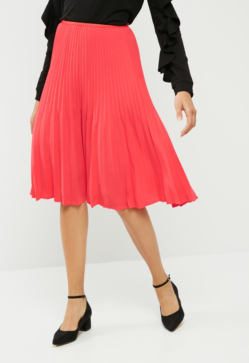 Vero Moda - Luna pleated midi skirt