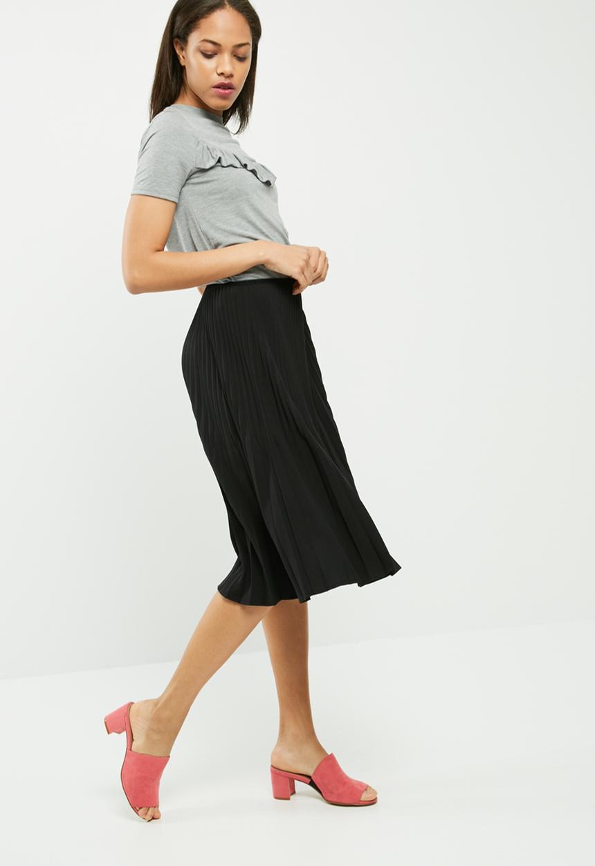 Vero Moda - Luna pleated midi skirt