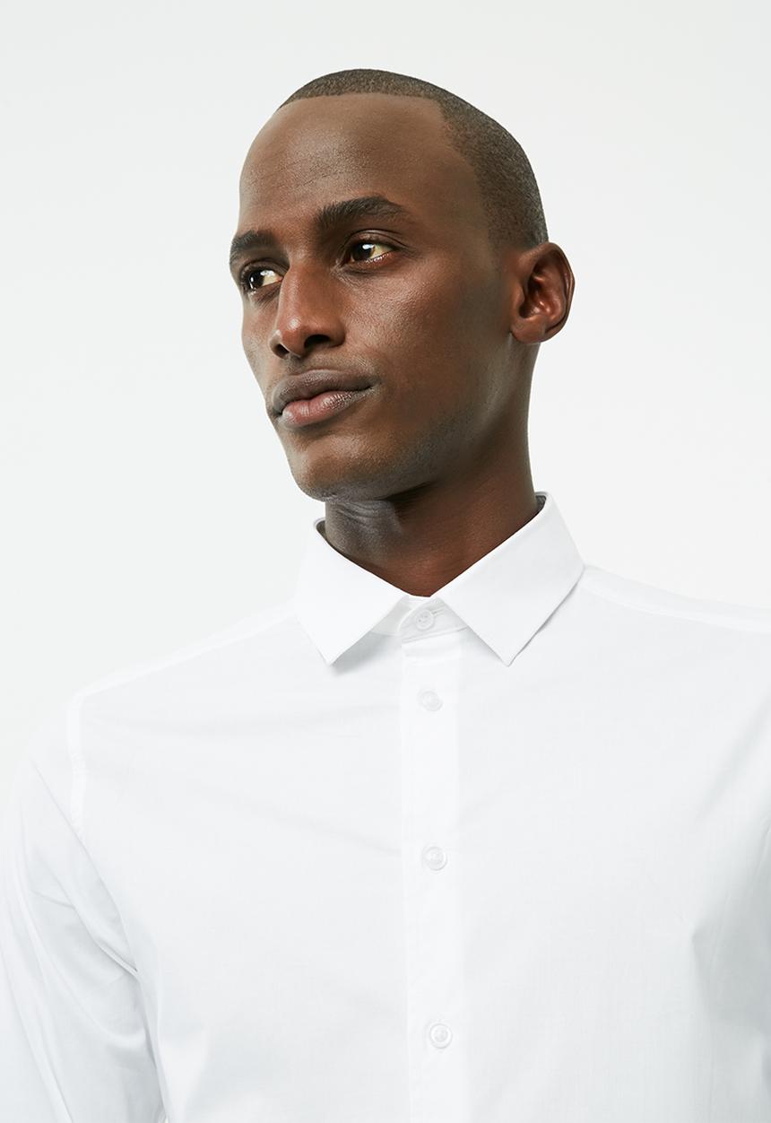 basicthread - Formal Slim stretch Shirt