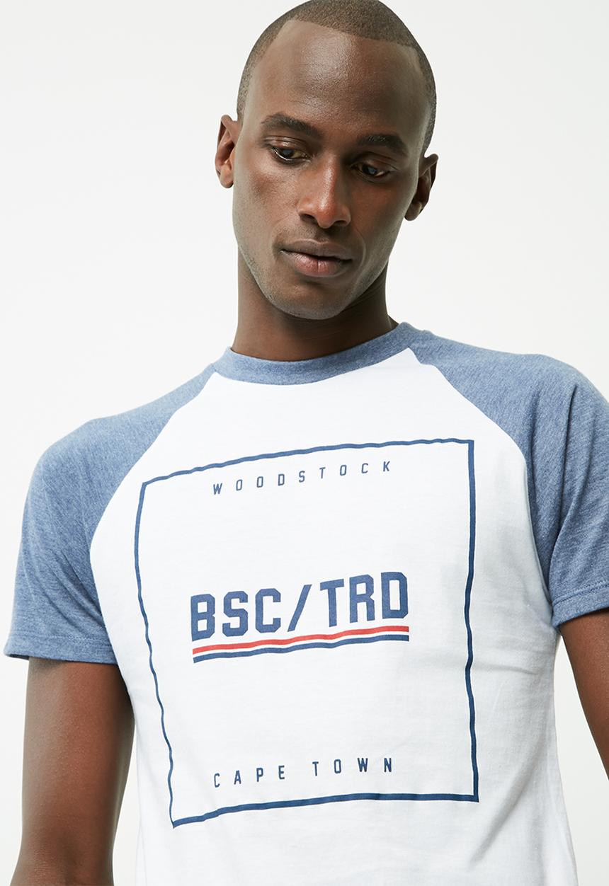 basicthread - Graphic slim raglan tee