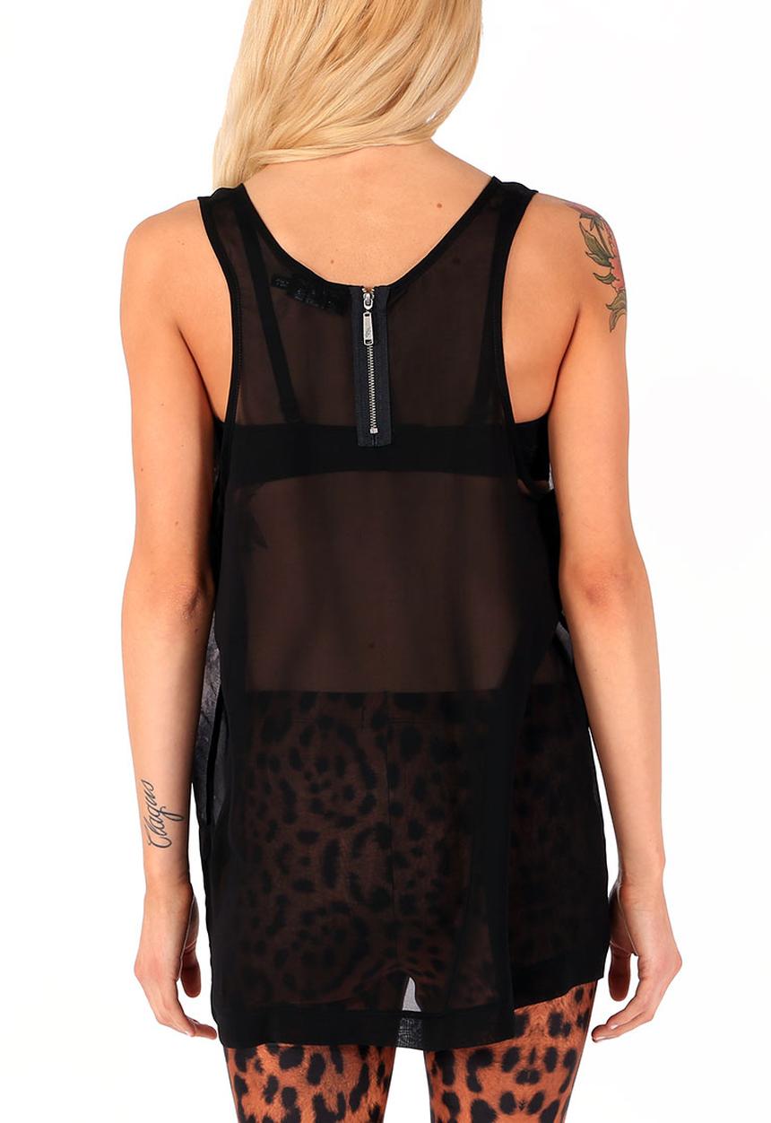 Pretty in Punk - Loose Tooth Tank Ladies – Black