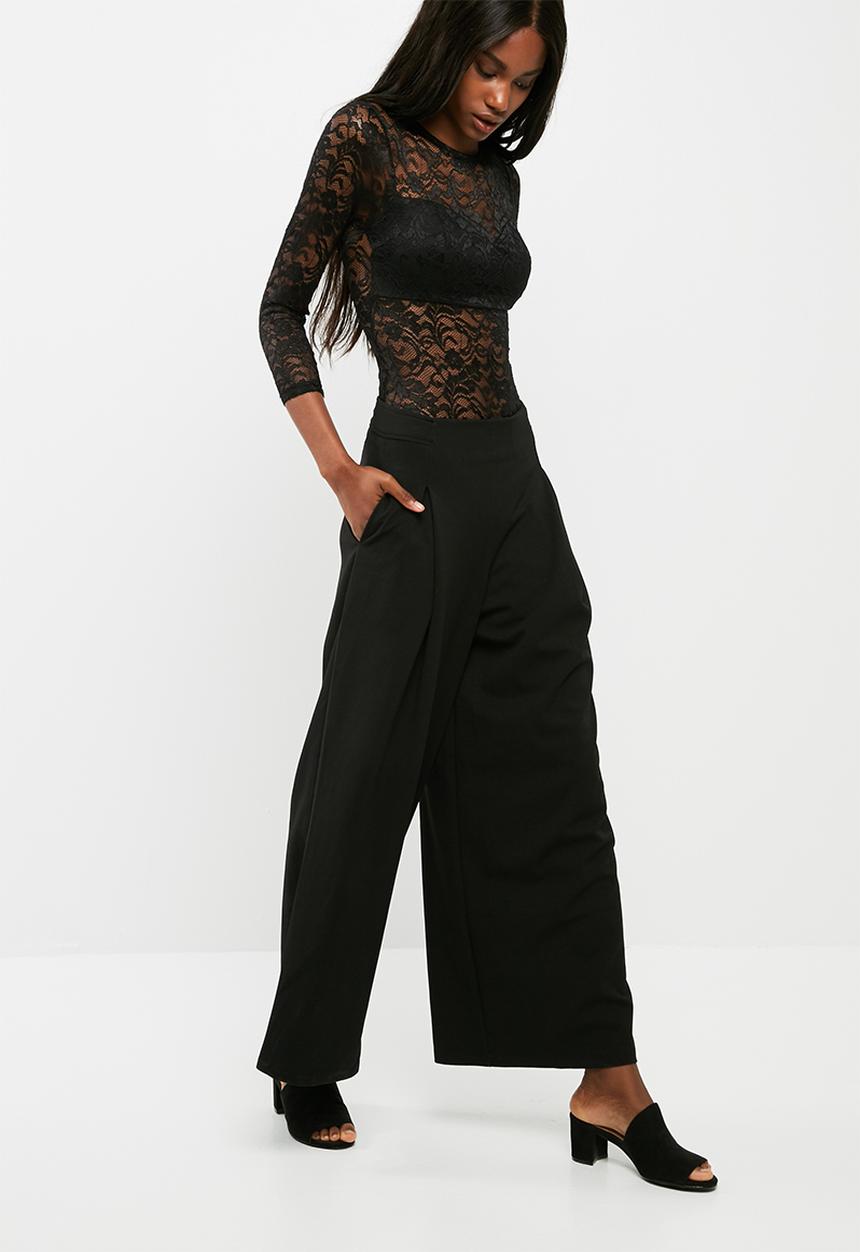 dailyfriday - Lace and knit bodysuit