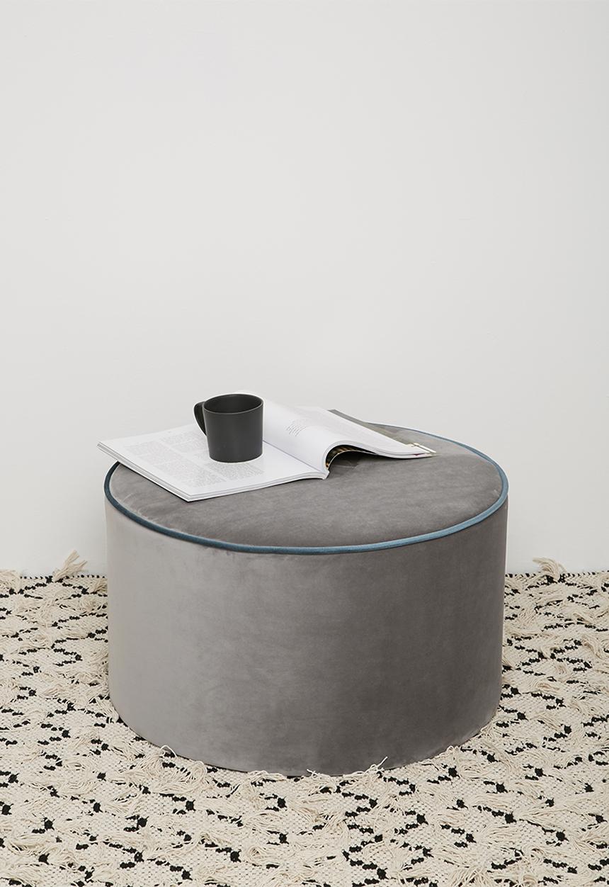 Sixth Floor - Lush velvet ottoman
