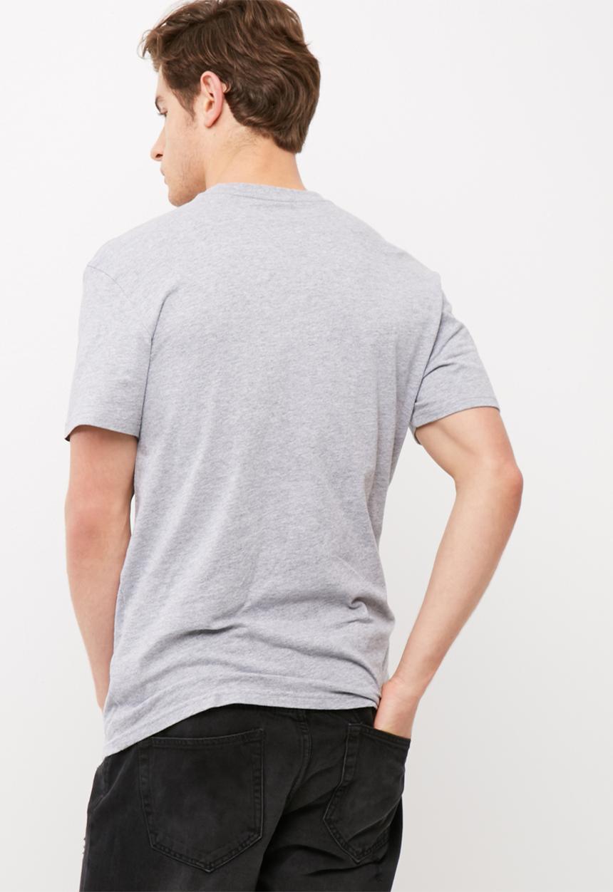 Vans - Vans classic tee - Athletic grey heather/black
