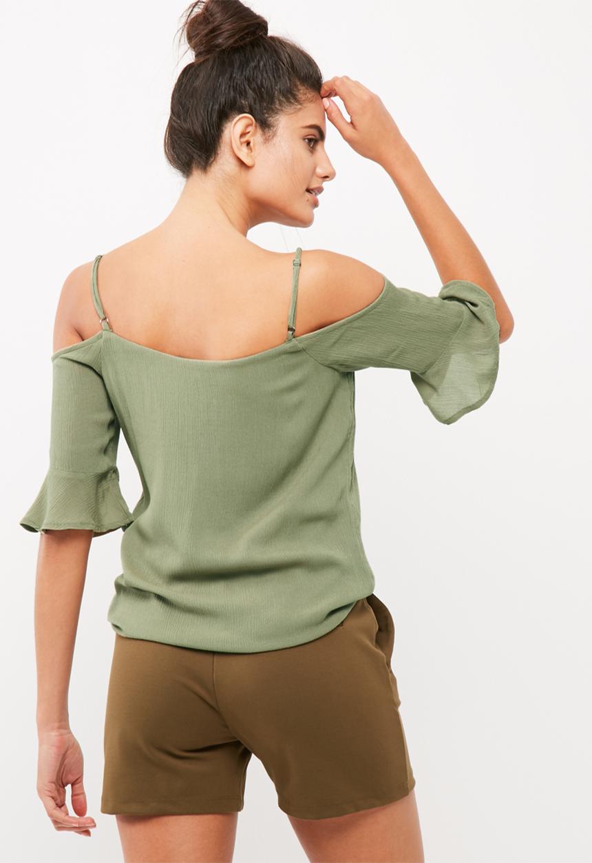 Noisy May - Alberte cold shoulder top