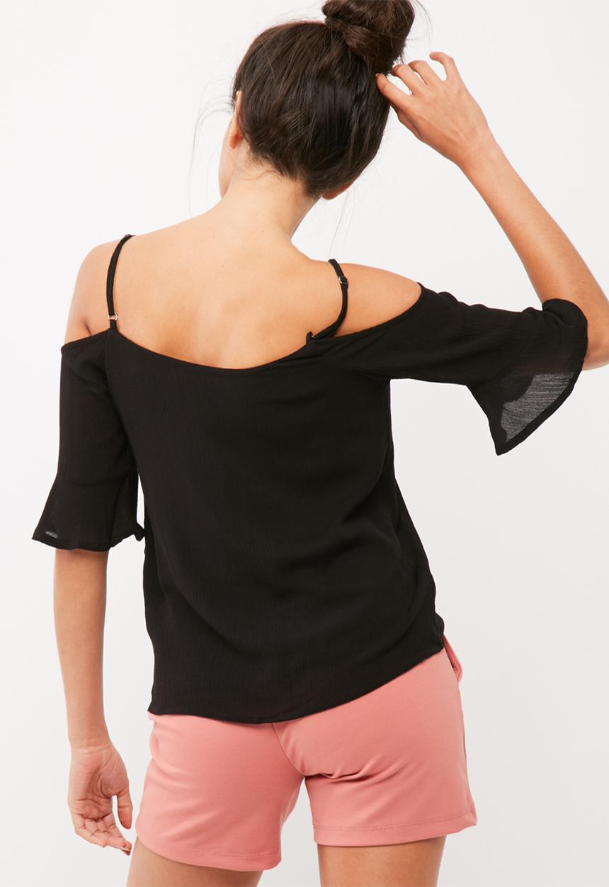 Noisy May - Alberte cold shoulder top