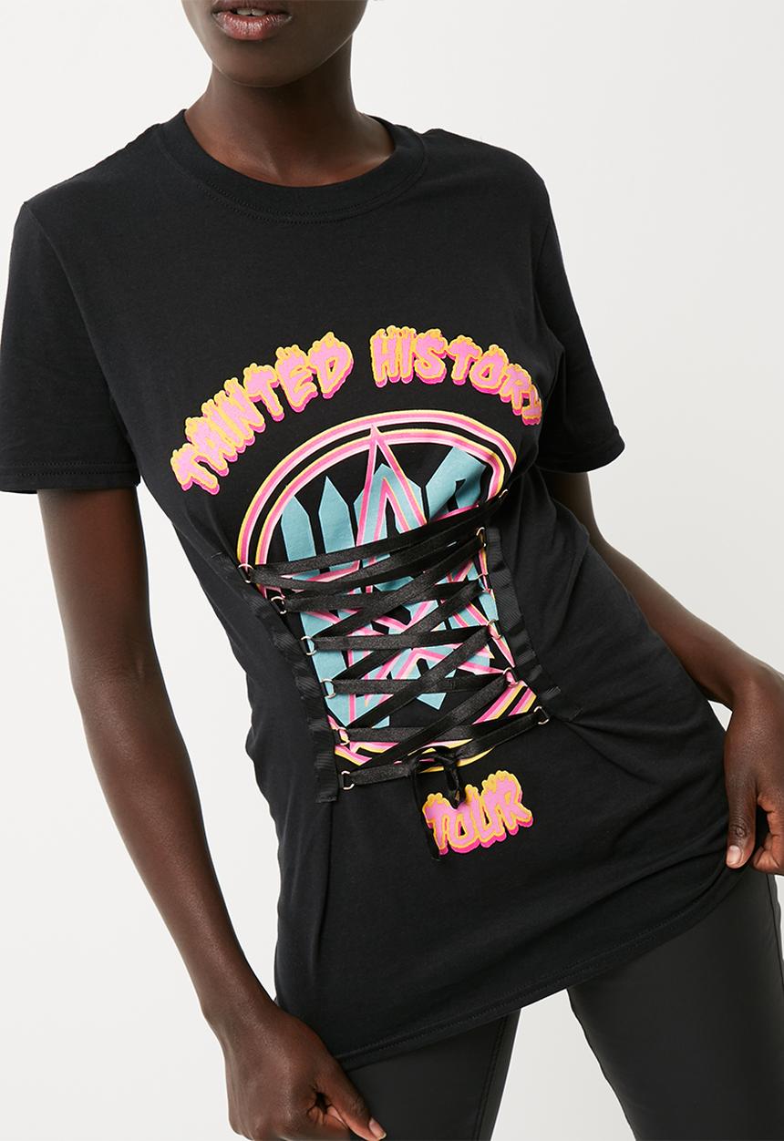 Missguided - Tainted history graphic tee