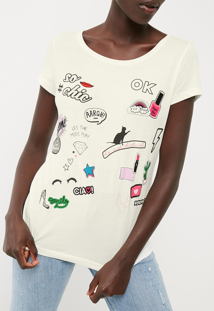 Jacqueline de Yong - Satch printed tee
