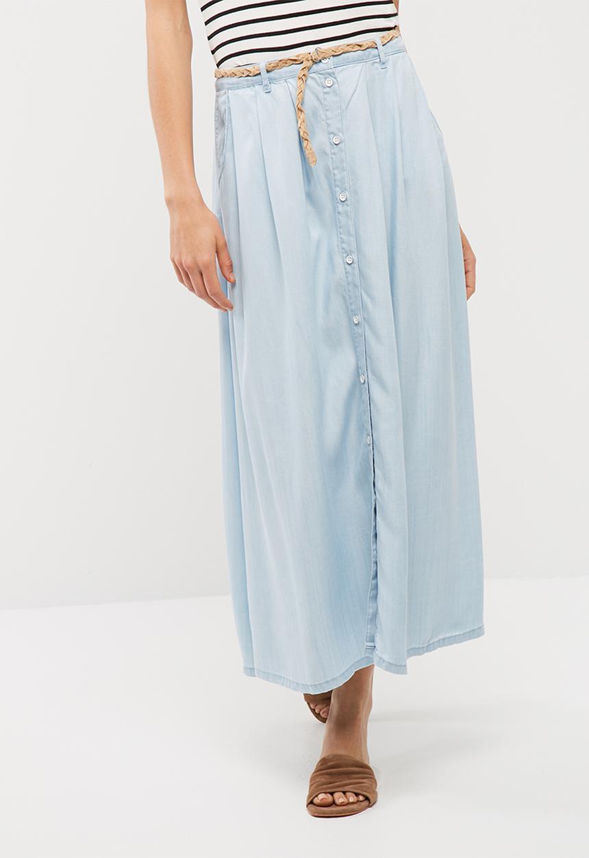 Vero Moda - Zoe tencel button skirt
