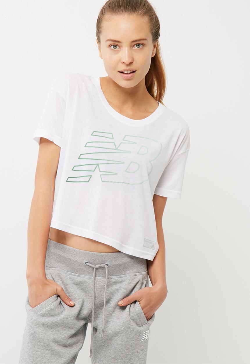 New Balance  - Athlectics cropped tee