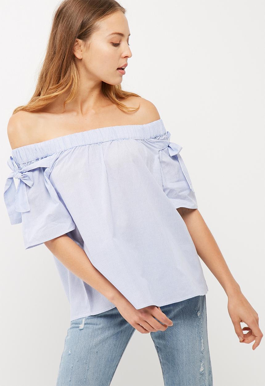 Vero Moda - Akina off shoulder bow top