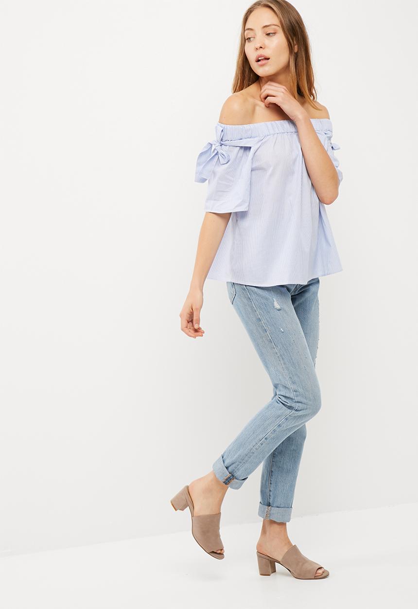 Vero Moda - Akina off shoulder bow top