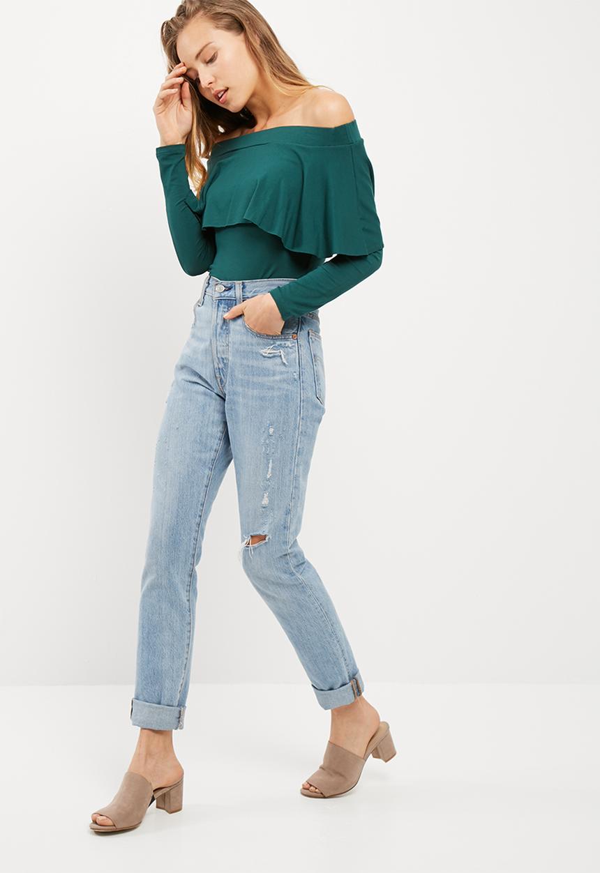dailyfriday - Off shoulder frilled top