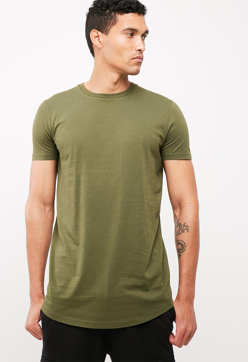 basicthread - Basic curved hem tee