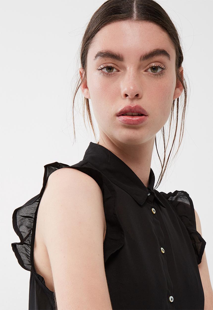 ONLY - Polly high low shirt