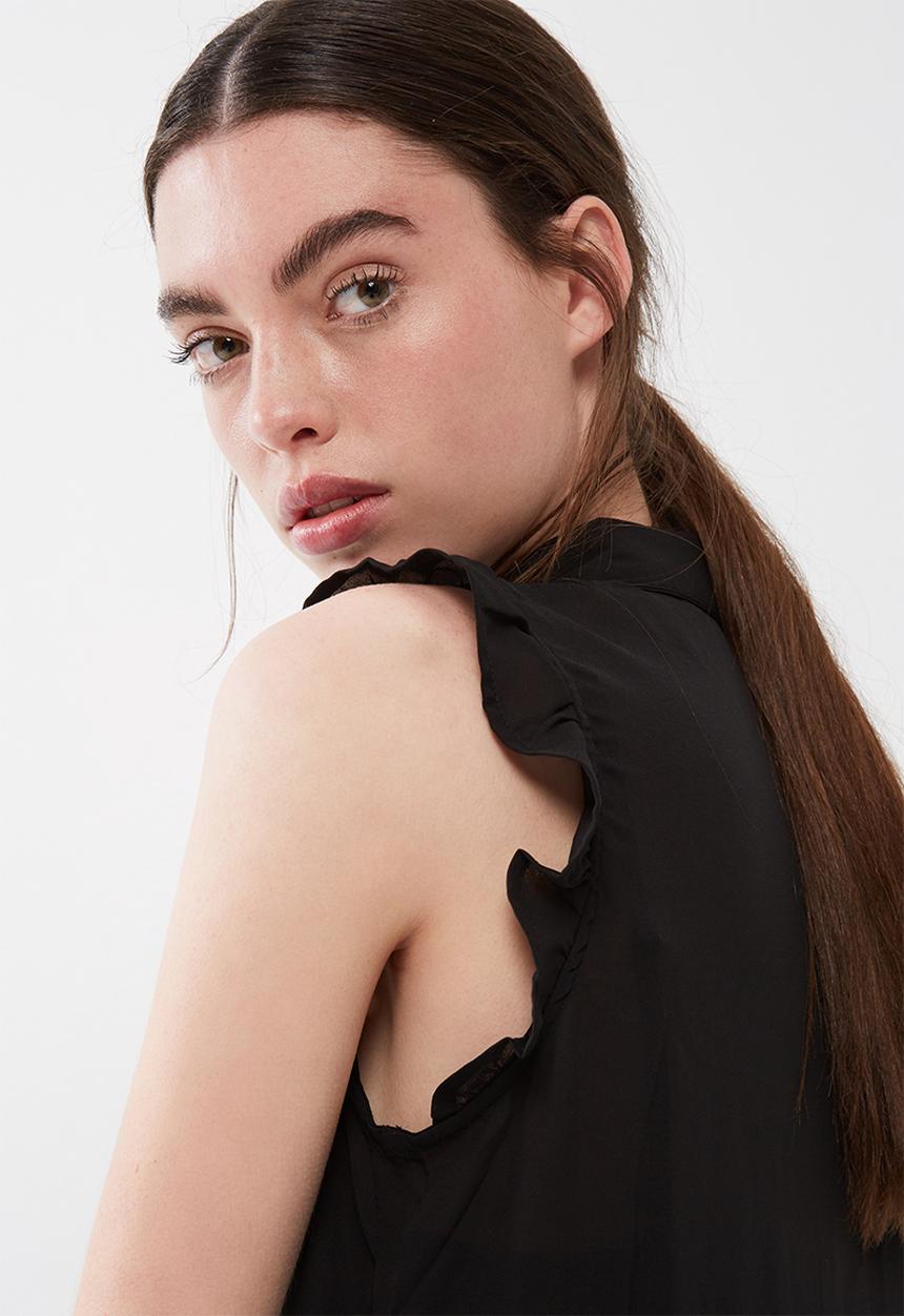 ONLY - Polly high low shirt
