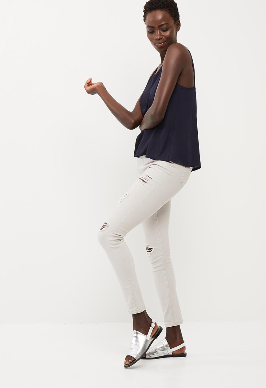 dailyfriday - Woven scoop neck cami