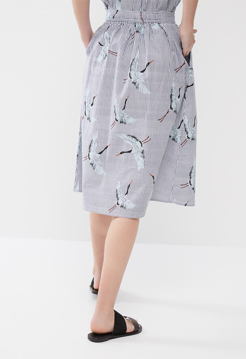 ONLY - Beatrice crane skirt