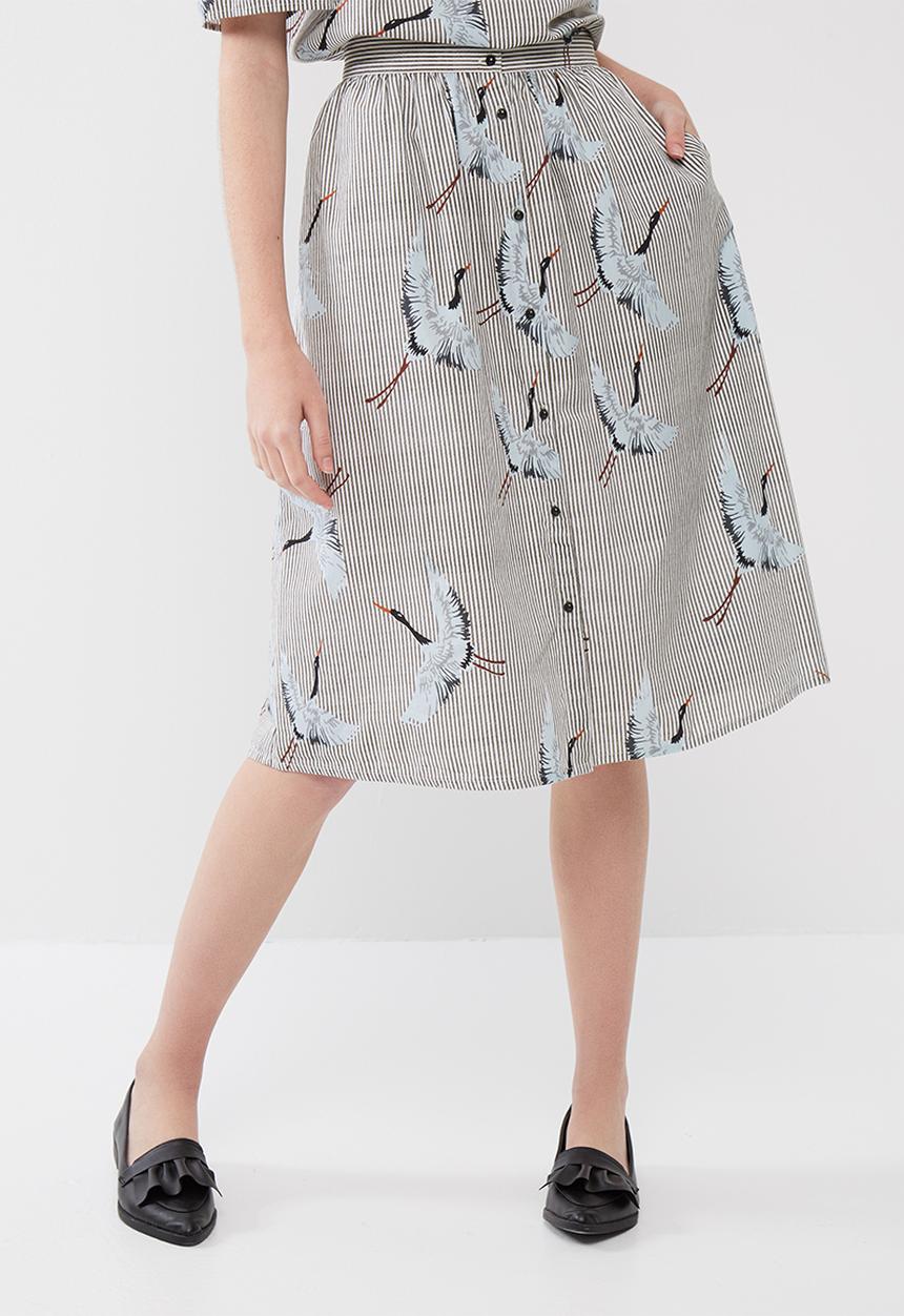 ONLY - Beatrice crane skirt