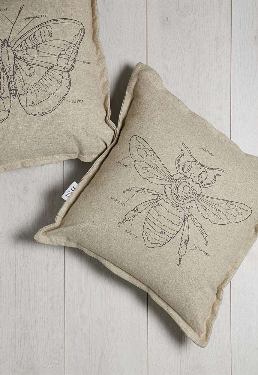 Sixth Floor - Bee printed cushion