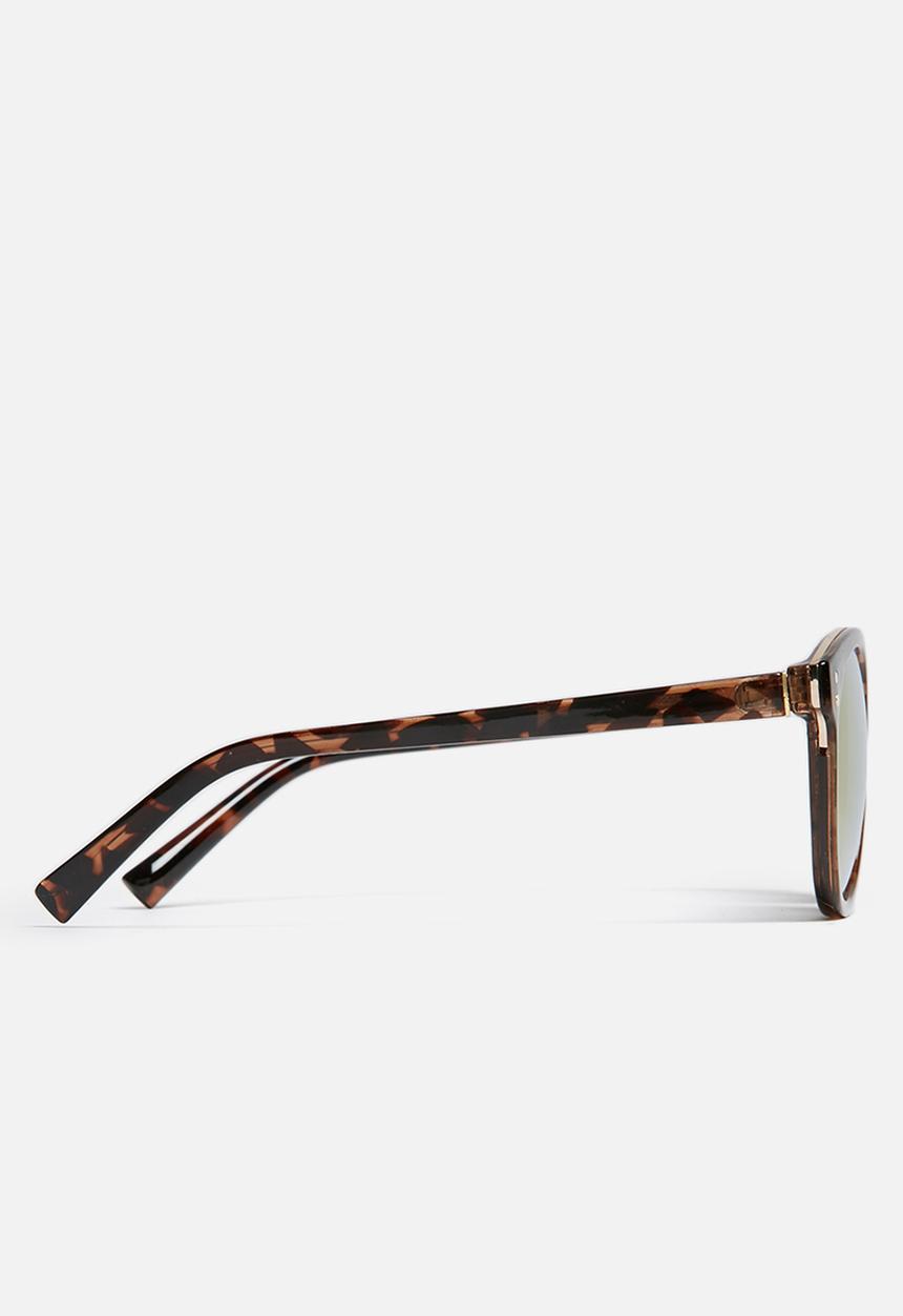 Missguided - Tortoiseshell rounded lens sunglasses