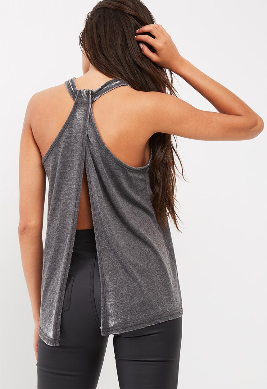 Missguided - Split back vest top